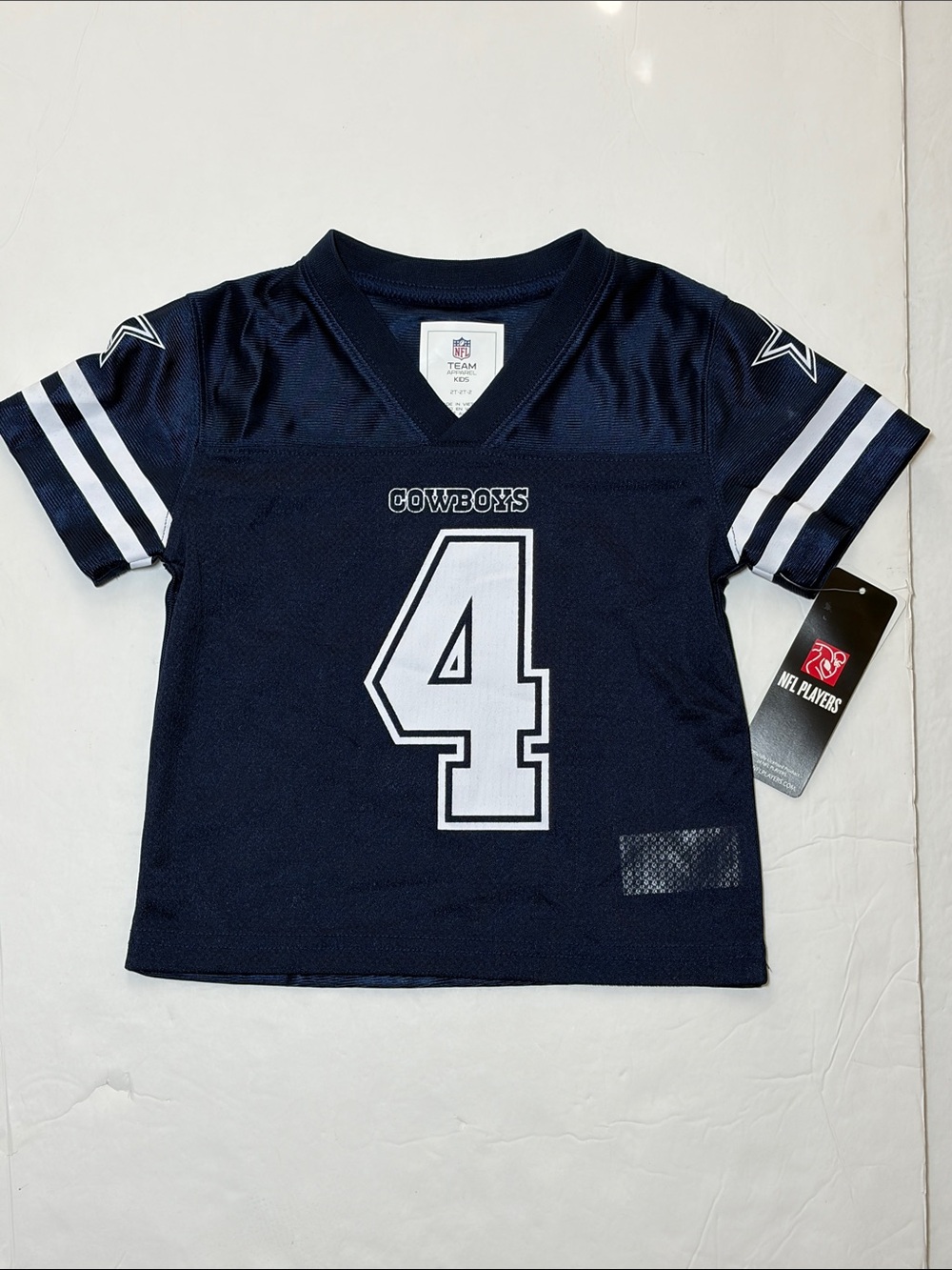 Dallas Cowboys Dak Prescott Jersey NFL Licensed Toddler Sz 2T NWT